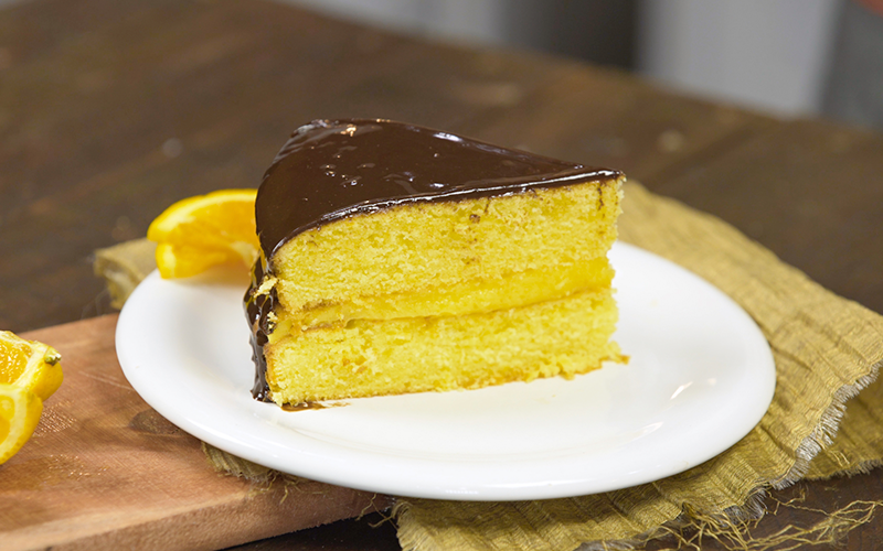 Pastel de naranja