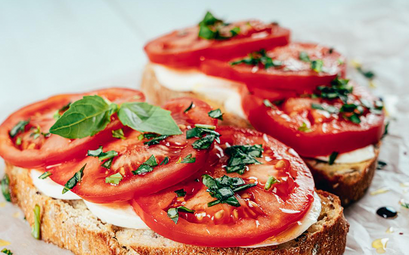 Tostadas de jitomate